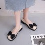 Chunky Heel Platform Loafers Spring And Summer New Retro Square Toe Bow Patent Leather Pumps Women Chunky Heel Platform Loafers Spring And Summer New Retro Square Toe Bow Patent Leather Pumps Women