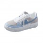 Sky Blue Color Matching Net Red Sneakers Women Sky Blue Color Matching Net Red Sneakers Women