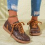 Retro Lace-Up Sneakers Fashion Casual Thick-soled Sports Shoes For Women Round Toe Slip On Casual Shoes Retro Lace-Up Sneakers Fashion Casual Thick-soled Sports Shoes For Women Round Toe Slip On Casual Shoes