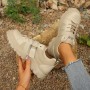 Lace-up Canvas Shoes With Hook Design Fashion Breathable Thick-soled Round-toe Casual Shoes For Women Sneakers Lace-up Canvas Shoes With Hook Design Fashion Breathable Thick-soled Round-toe Casual Shoes For Women Sneakers