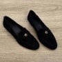Retro French Camellia Loafers For Women