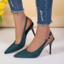 Pointed Toe Buckle Sandals Fashion Summer Stiletto High Heels Shoes For Women Pointed Toe Buckle Sandals Fashion Summer Stiletto High Heels Shoes For Women