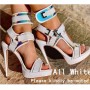 Buckle Super High Heels Waterproof Platform Fish Mouth Stiletto Heel Women Sandals Buckle Super High Heels Waterproof Platform Fish Mouth Stiletto Heel Women Sandals