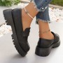 British-style Low-heeled Slip-on Loafers For Women
