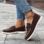 Casual One Pedal Loafer Tassel Shallow Mouth Loafers For Women Casual One Pedal Loafer Tassel Shallow Mouth Loafers For Women