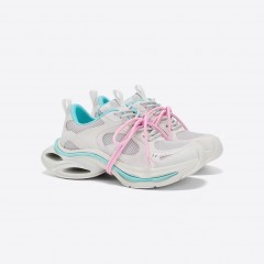 Spring Chunky Silver Sneakers For Women