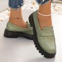 British-style Low-heeled Slip-on Loafers For Women