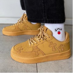 Wheat Casual Sneakers Women Retro Platform Sneaker