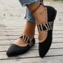 Striped Flats Shoes Fashion Casual Pointed Toe Loafers Lazy Shoes For Women Striped Flats Shoes Fashion Casual Pointed Toe Loafers Lazy Shoes For Women