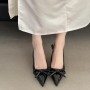 Sweet Bow-Knot Stiletto Pointed-Toe High Heel Sandals Sweet Bow-Knot Stiletto Pointed-Toe High Heel Sandals