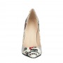 12cm Graffiti Fashion High Heels Women Women's Pointed Toe Stiletto Heels Catwalk Show Shoes