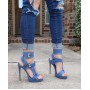 Buckle Super High Heels Waterproof Platform Fish Mouth Stiletto Heel Women Sandals Buckle Super High Heels Waterproof Platform Fish Mouth Stiletto Heel Women Sandals