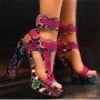 Buckle Super High Heels Waterproof Platform Fish Mouth Stiletto Heel Women Sandals Buckle Super High Heels Waterproof Platform Fish Mouth Stiletto Heel Women Sandals