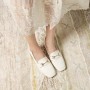 Spring And Autumn Mid-heel Women's Shoes One-foot Loafers Women Spring And Autumn Mid-heel Women's Shoes One-foot Loafers Women