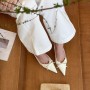 Sweet Bow-Knot Stiletto Pointed-Toe High Heel Sandals Sweet Bow-Knot Stiletto Pointed-Toe High Heel Sandals