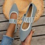 Striped Flats Shoes Fashion Casual Pointed Toe Loafers Lazy Shoes For Women Striped Flats Shoes Fashion Casual Pointed Toe Loafers Lazy Shoes For Women