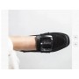 Low-cut Vintage Large Square Button Loafers For Women Low-cut Vintage Large Square Button Loafers For Women
