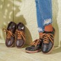 Retro Lace-Up Sneakers Fashion Casual Thick-soled Sports Shoes For Women Round Toe Slip On Casual Shoes Retro Lace-Up Sneakers Fashion Casual Thick-soled Sports Shoes For Women Round Toe Slip On Casual Shoes