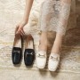 Spring And Autumn Mid-heel Women's Shoes One-foot Loafers Women Spring And Autumn Mid-heel Women's Shoes One-foot Loafers Women