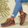 Retro Lace-Up Sneakers Fashion Casual Thick-soled Sports Shoes For Women Round Toe Slip On Casual Shoes Retro Lace-Up Sneakers Fashion Casual Thick-soled Sports Shoes For Women Round Toe Slip On Casual Shoes