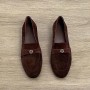 Retro French Camellia Loafers For Women