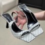 French-style Stiletto Black Square-toe High Heels For Women French-style Stiletto Black Square-toe High Heels For Women