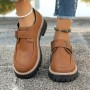 Fashion Buckle Loafers For Women British Style Height-increasing Thick-soled Casual Shoes Fashion Buckle Loafers For Women British Style Height-increasing Thick-soled Casual Shoes
