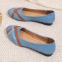 Ins Cross-straped Denim Loafers Fashion Lightweight Comfortable Flats Shoes For Women Ins Cross-straped Denim Loafers Fashion Lightweight Comfortable Flats Shoes For Women