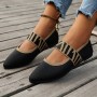 Striped Flats Shoes Fashion Casual Pointed Toe Loafers Lazy Shoes For Women Striped Flats Shoes Fashion Casual Pointed Toe Loafers Lazy Shoes For Women